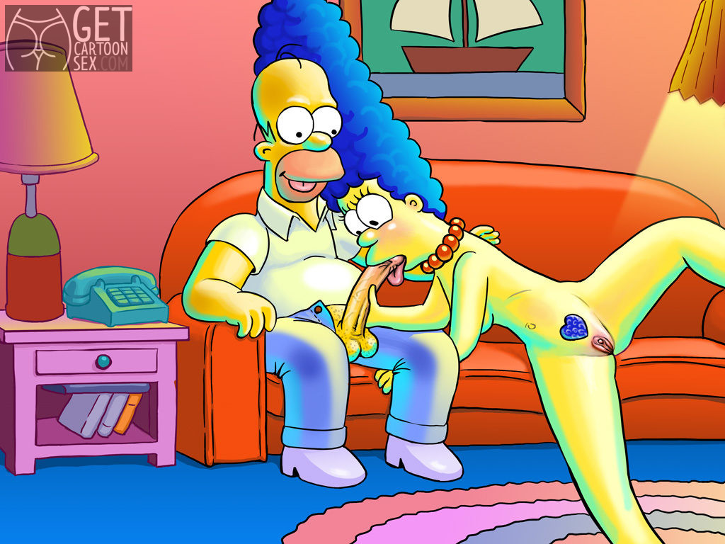 Marge Simpson Blows Homer