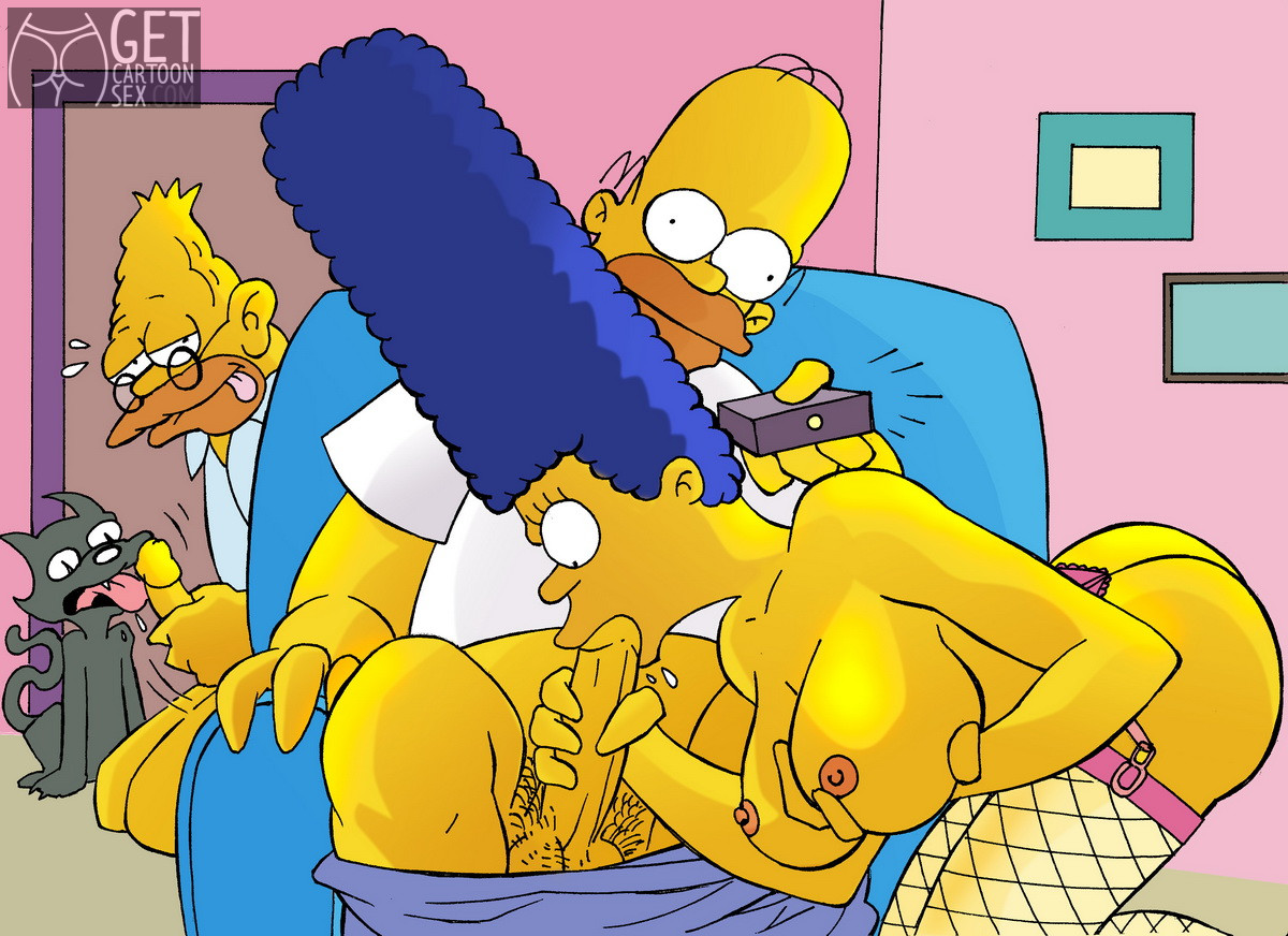 Marge Simpson Worships Homer's Boner - Get Cartoon Sex.