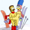 Marge Simpson Screws Ned Flanders
