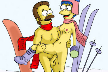 Marge Simpson Screws Ned Flanders