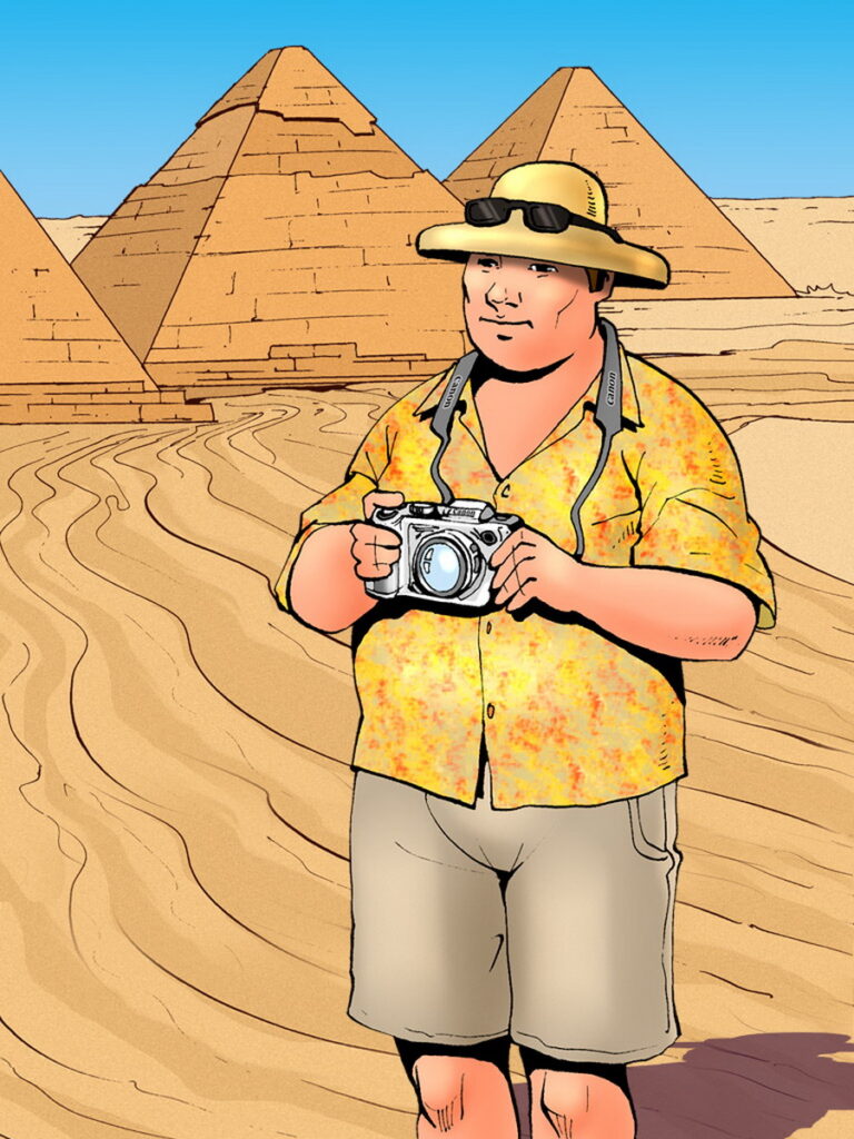 Bruce Bond Looks Away from the Pyramids