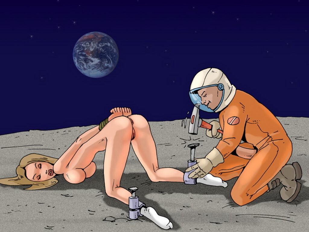 Busty Bitch Can Now BREATHE IN SPACE