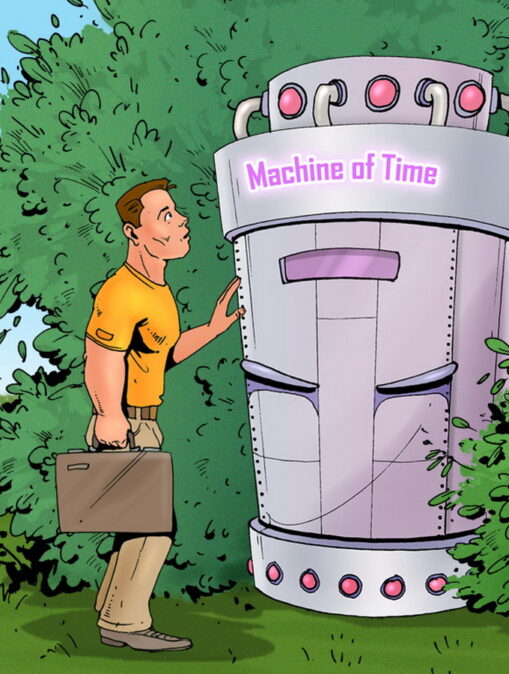 Bruce Bond Finds an Actual Time Machine